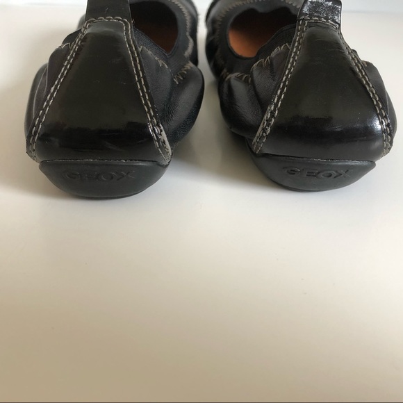 Geox Ballerina Flats Black Size 8 - Picture 5 of 8